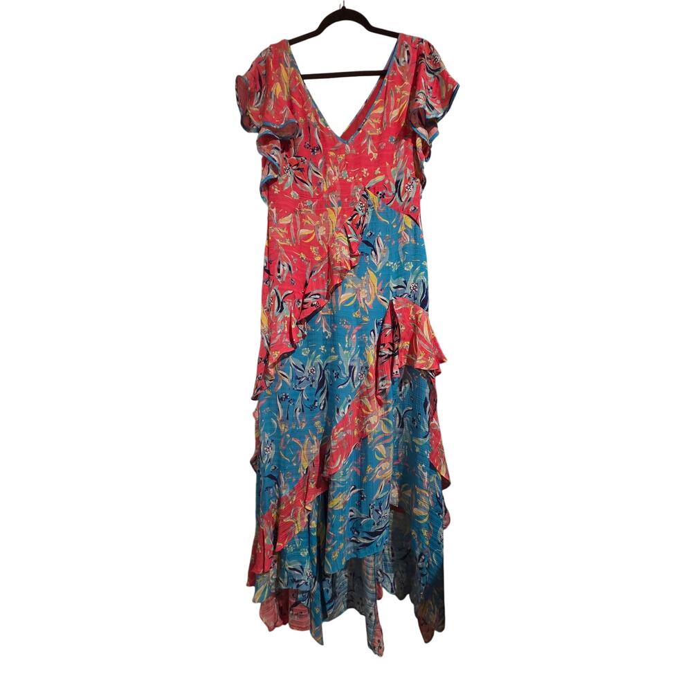 Tanya Taylor Iliana Silk Maxi Dress Size 6
